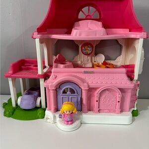 Fisher-Price Pink and Purple Dollhouse